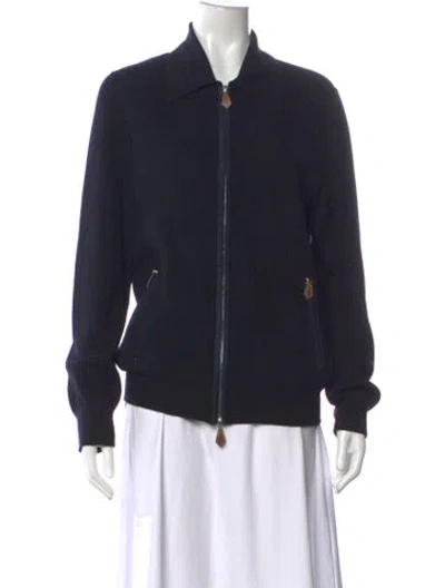 Pre-owned Hermes Merino Wool Sweater In Black