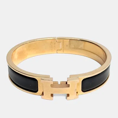 Pre-owned Hermes Hermès Metal Click H Bracelet In Multi