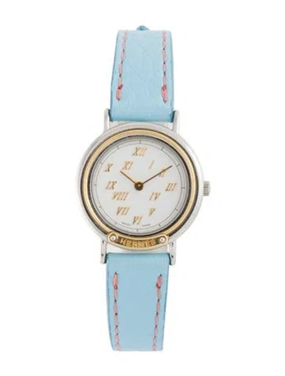 Pre-owned Hermes Meteor Watch In Multi