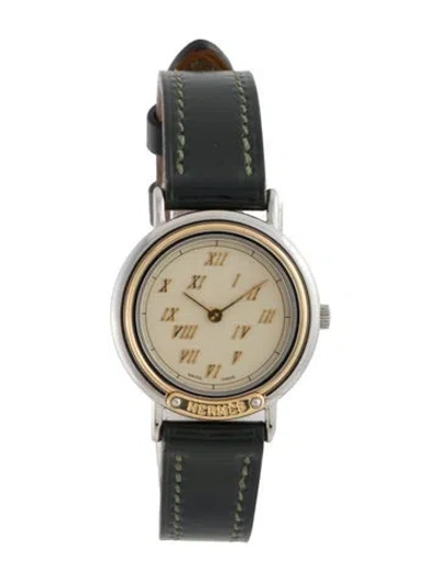Pre-owned Hermes Meteor Watch In Multicolor