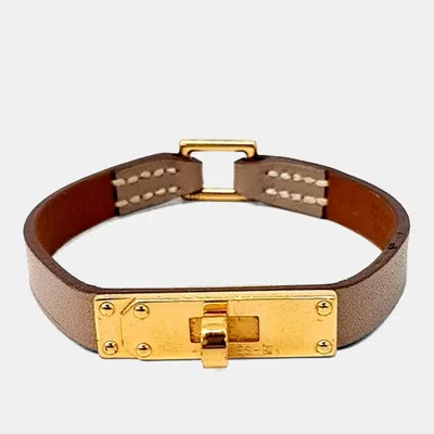 Pre-owned Hermes Micro Kelly Bracelet (r) In Multi