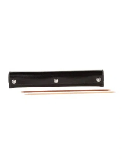 Pre-owned Hermes Mikado Pick-up Sticks In Black