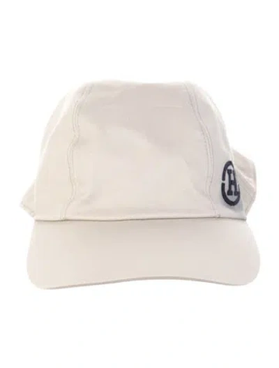 Pre-owned Hermes Miles H Circle Baseball Cap In Neutral