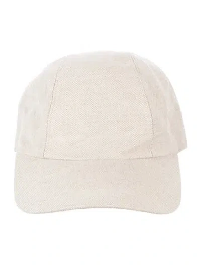 Pre-owned Hermes Miles Sangle H Cap In Neutrals