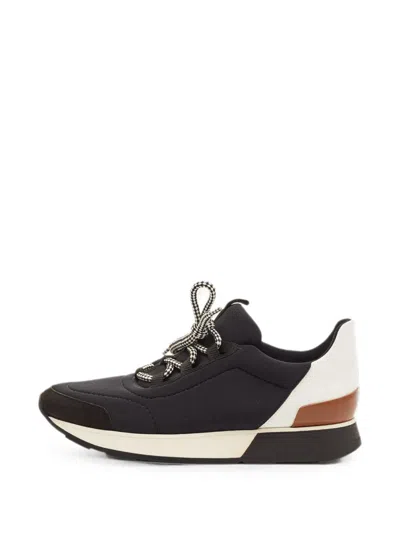 Pre-owned Hermes Miles Sneakers In Black