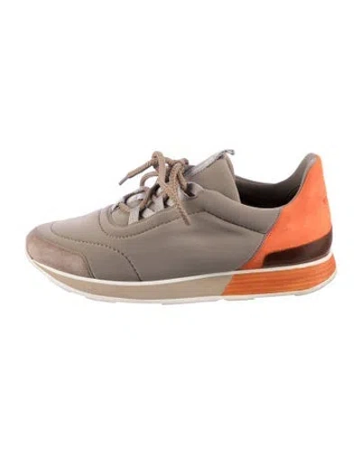 Pre-owned Hermes Miles Sneakers In Multi