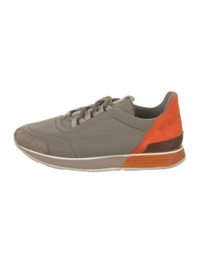 Pre-owned Hermes Miles Sneakers In Neutrals