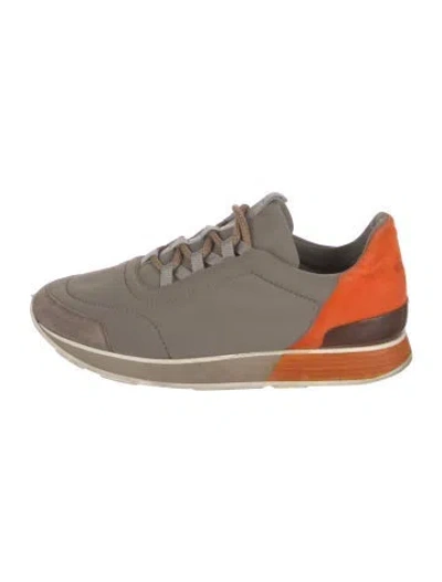 Pre-owned Hermes Miles Sneakers In Neutrals
