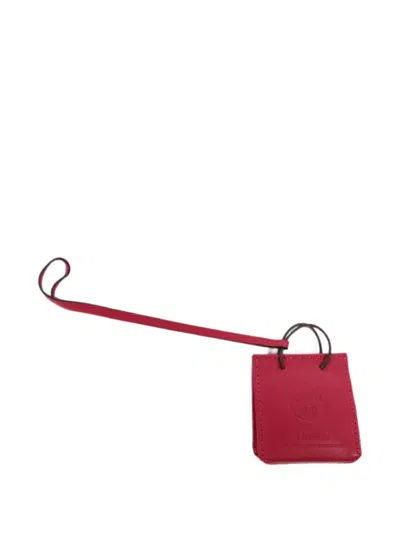 Pre-owned Hermes Milo Bag Charm In Pink