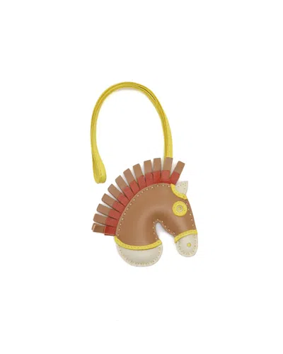 Pre-owned Hermes Hermès Milo Geegee Bag Charm In Multicolour