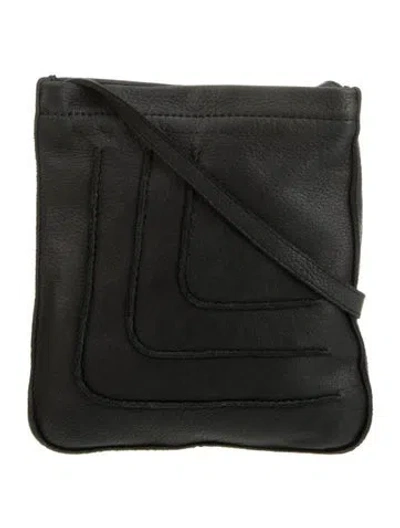 Pre-owned Hermes Milo Toudou Crossbody In Black