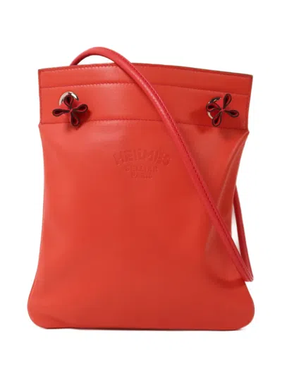 Pre-owned Hermes Mini Aline Shoulder Bag In Red