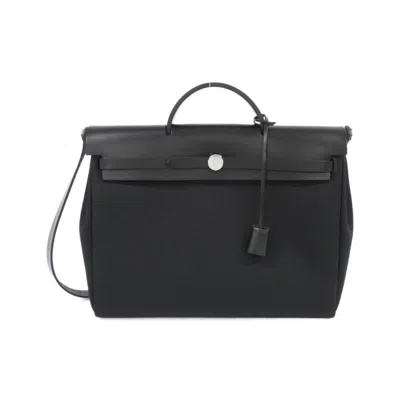 Pre-owned Hermes Mini Black Pouch Shoulder Bag ()
