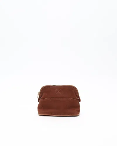 Pre-owned Hermes Hermès Mini Bolide Canvas Pouch