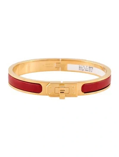 Pre-owned Hermes Mini Clic Kelly Bracelet, 6.25" In Multicolor