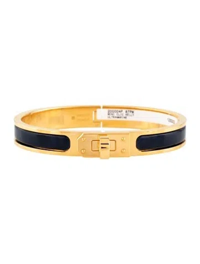 Pre-owned Hermes Mini Clic Kelly Bracelet, 6.25" In Multicolor