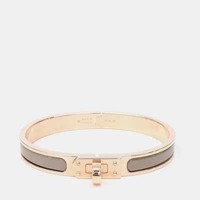 Pre-owned Hermes Hermès Mini Click Kelly Bracelet In Multi