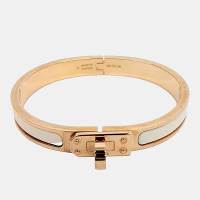 Pre-owned Hermes Mini Click Kelly Bracelet In Multi