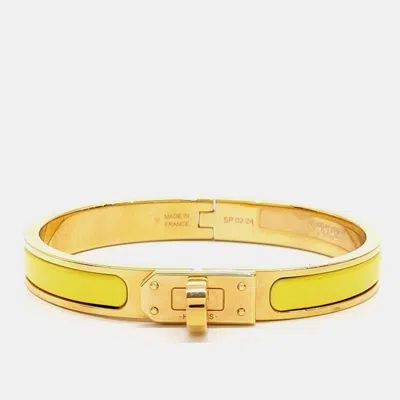 Pre-owned Hermes Hermès Mini Click Kelly Bracelet In Multicolor