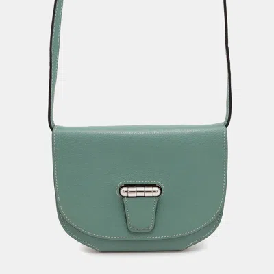 Pre-owned Hermes Mini Convoyeur Blue Evercolor Bag