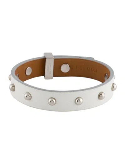 Pre-owned Hermes Mini Dog Clous Round Bracelet, 6.5" In Multi