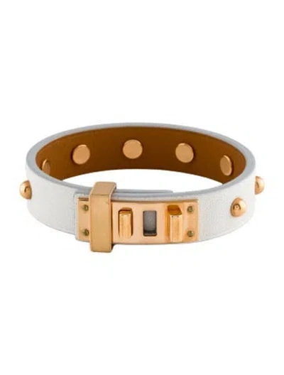 Pre-owned Hermes Mini Dog Clous Round Wrap Bracelet In Multi