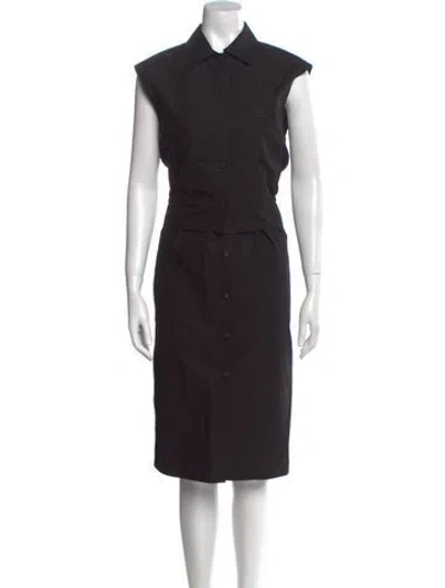 Pre-owned Hermes Mini Dress In Black