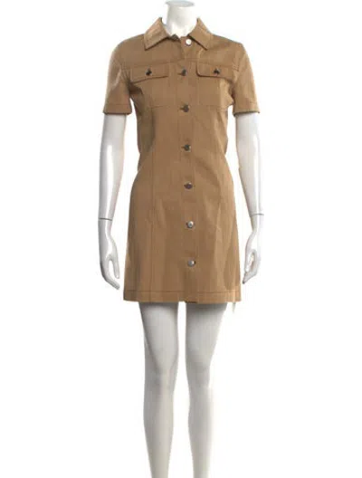 Pre-owned Hermes Mini Dress In Brown