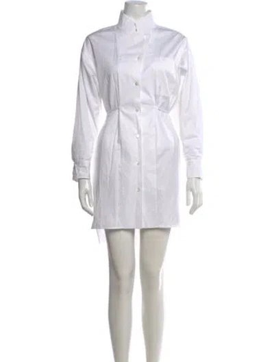 Pre-owned Hermes Mini Dress In White