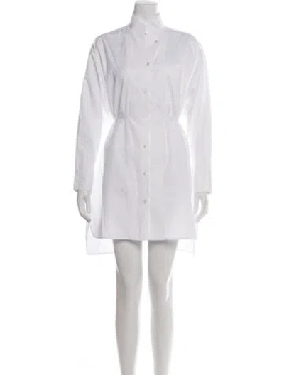 Pre-owned Hermes Mini Dress In White