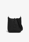 Hermes Mini Evelyne 16 In Black Amazone Leather With Gold Hardware In Black