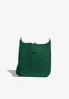 Hermes Mini Evelyne 16 In Vert Moyen Taurillon Clemence With Gold Hardware