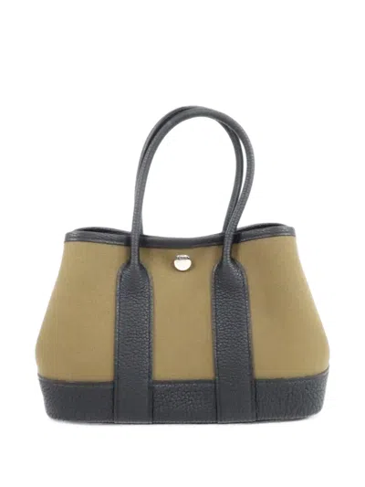 Hermes Mini Garden Party Handbag In Blue