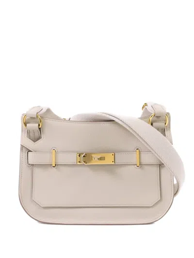 Pre-owned Hermes Mini Jypsiere Shoulder Bag In Neutral