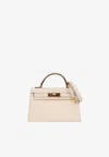 Hermes Mini Kelly 20 In Nata Epsom With Gold Hardware In Neutral