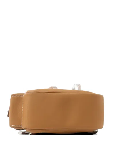 Pre-owned Hermes Mini Kelly Jump Backpack In Neutral