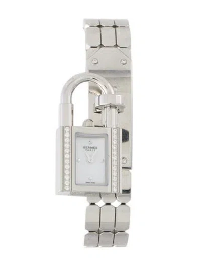 Pre-owned Hermes Mini Kelly Watch, 16mm In Multi