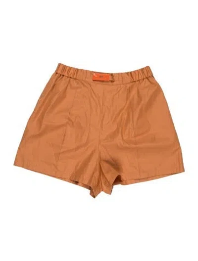 Pre-owned Hermes Mini Shorts In Orange