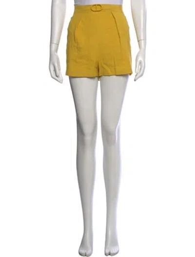 Pre-owned Hermes Mini Shorts In Yellow