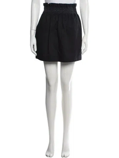 Pre-owned Hermes Mini Skirt In Black