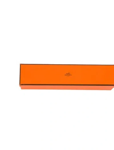 Pre-owned Hermes Mises Et Relances H Evelyne Change Tray In Brown