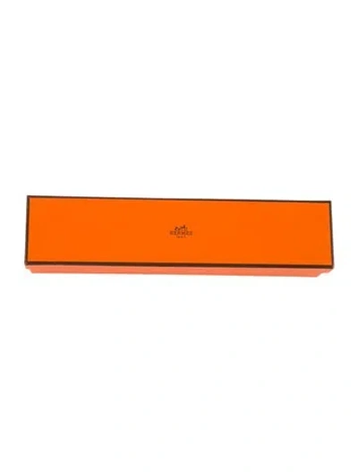Pre-owned Hermes Mises Et Relances H Evelyne Change Tray In Brown