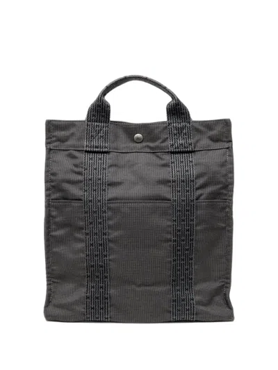 Pre-owned Hermes Mm Herline Sac A Dos Backpack In Grey