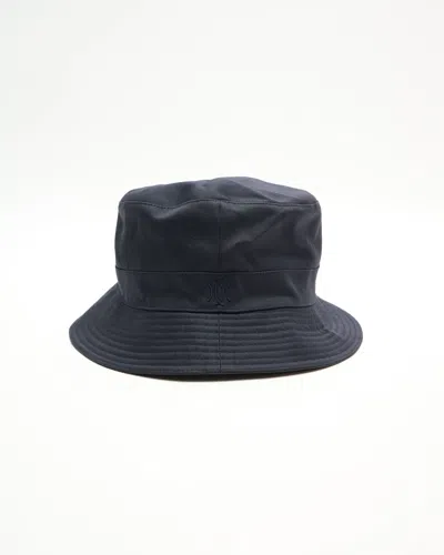 Pre-owned Hermes Hermès Mochi Bucket Hat, Size 56 In Navy