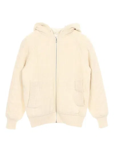 Pre-owned Hermes Monogram Quilted Jacket In Neutral