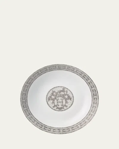 Pre-owned Hermes Mosaique Au 24 Cereal Plate In Multi