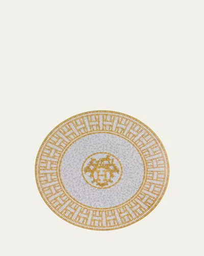 Pre-owned Hermes Mosaique Au 24 Dessert Plate In Multi