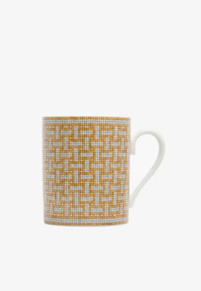 Hermes Mosaique Au 24 Mug In Gold