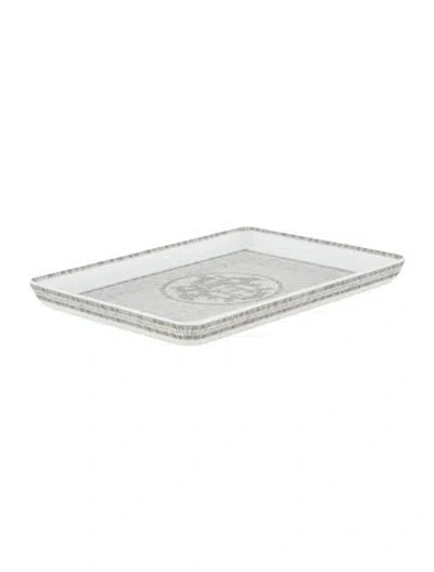 Pre-owned Hermes Mosaique Au 24 Small Tray In Multi