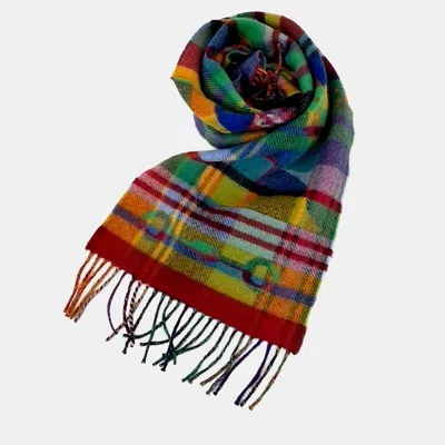 Pre-owned Hermes Multicolor Cashmere Scarf